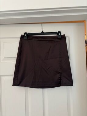 Wilfred Chocolate Brown Mini Skirt